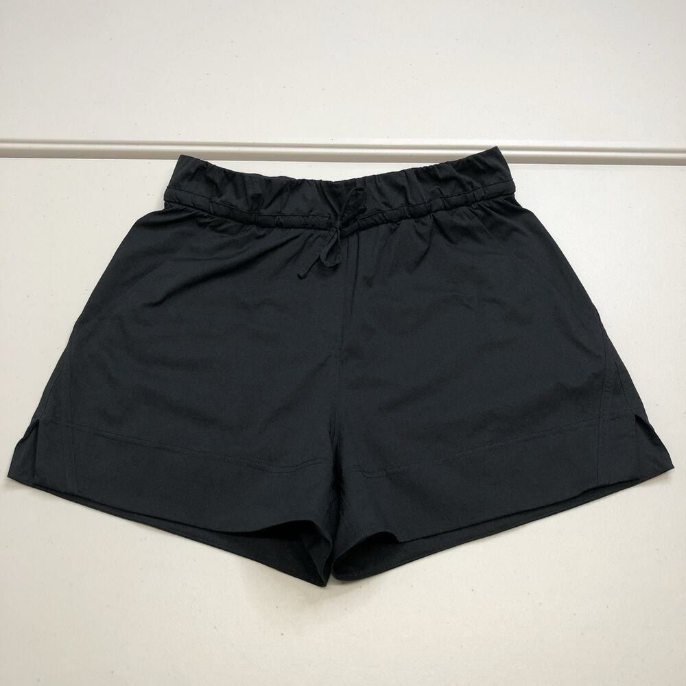 Lululemon Women’s Cinchable Shorts Small Waist High Rise Woven Black LW7CPGS